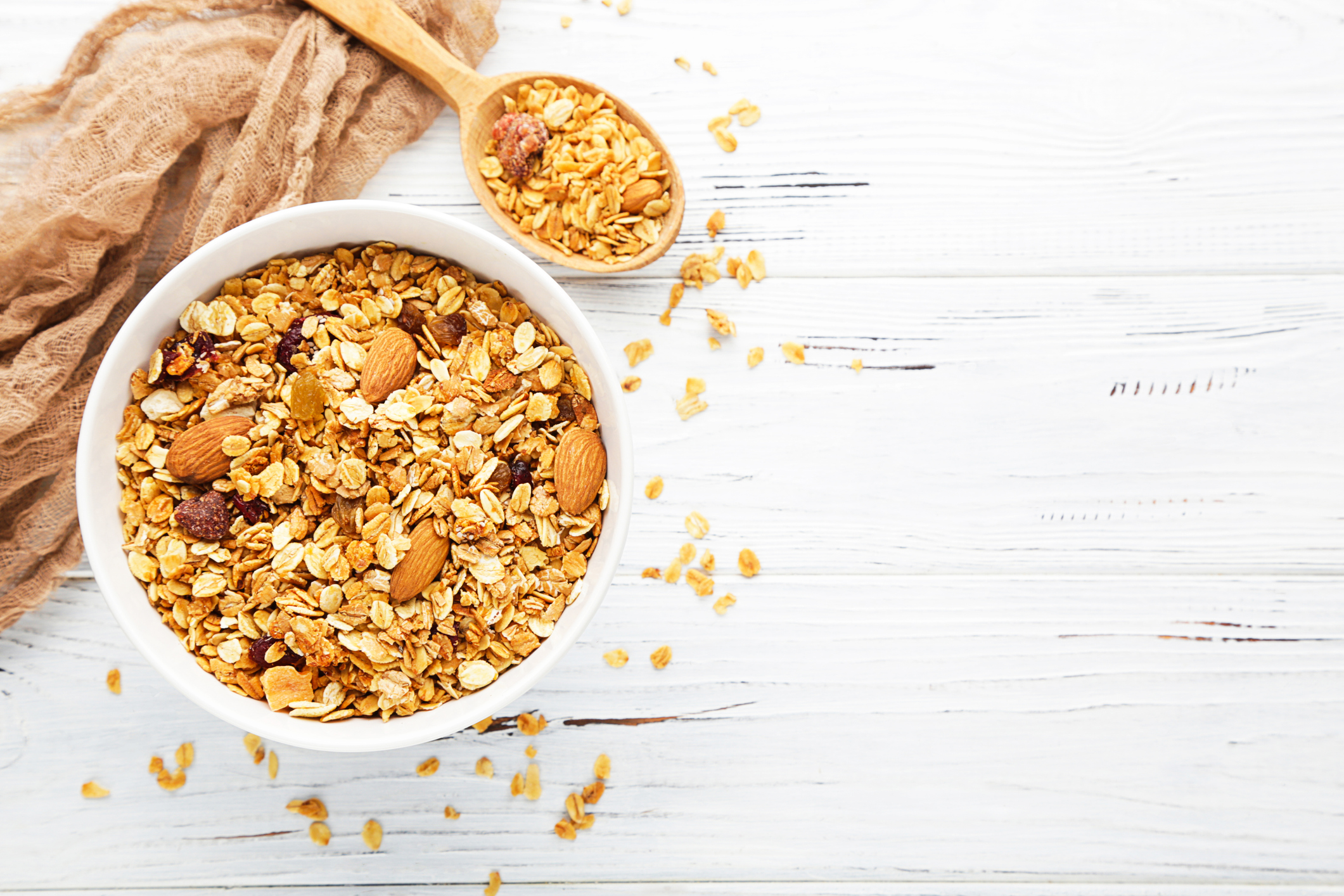 muesli dans un bol 